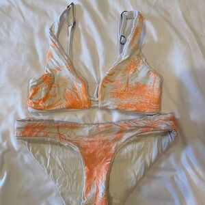 MAAJI orange and white bikini